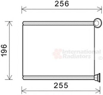 VAN WEZEL 40006366 -  Теплообменник, отопление салона